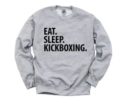 Kickboxing Sweater, Eat Sleep Kickboxing Sweatshirt Mens Womens Gifts - 2273