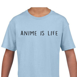 Kids Anime T-Shirt, Anime is Life Shirt Gift Youth T-Shirt - 682