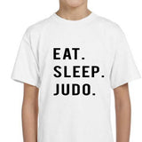 Kids Judo Shirt, Eat Sleep Judo Shirt Gift Youth T-Shirt - 762