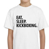 Kids Kickboxing Shirt, Eat Sleep Kickboxing Shirt Gift Youth T-Shirt - 2273