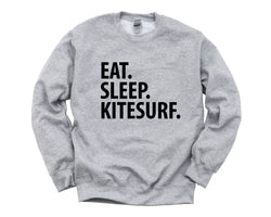 Kitesurfing gifts, Eat Sleep Kitesurf Sweatshirt Mens & Womens Gift - 2268