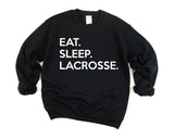Lacrosse Sweater, Eat Sleep Lacrosse Sweatshirt Mens Womens Gifts - 643