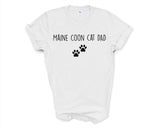 Maine Coon Cat T-Shirt, Maine Coon Cat Dad Shirt Mens Gift - 3289