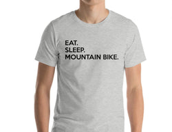 Mountain Bike T-shirt Mens Womens Gifts For Mountain Bikers Eat Sleep Mountain Bike shirts - 661