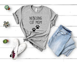 Nebelung Cat T-Shirt, Nebelung Cat Mom Shirt, Cat Lover Gift Womens - 2817