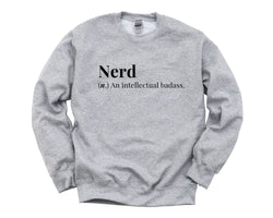 Nerd Sweater, Couple Gift, Computer Nerd Sweatshirt Mens Womens Gift - 4343
