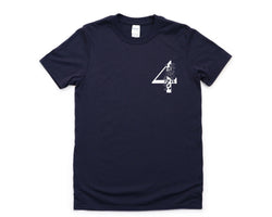 Number Shirt, Number 4 Shirt, Botanical Flowers Tee - 4482