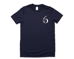 Number Shirt, Number 6 Shirt, Botanical Flowers Tee - 4485