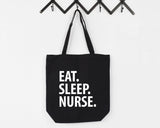 Nurse Gift, Eat Sleep Nurse Tote Bag | Long Handle Bags - 1443