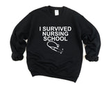 Nursing School Sweater, Nurse Graduation gift Mens Womens Nurse Sweater - 860