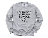 Nursing School Sweater, Nurse Graduation gift Mens Womens Nurse Sweater - 860
