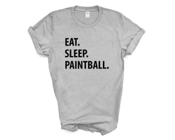 Paintball T-Shirt, Eat Sleep Paintball shirt Mens Womens Gifts - 1215