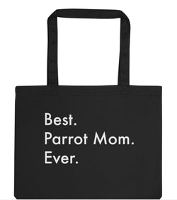 Parrot Mom Gift Bag, Best Parrot Mom Ever Tote Bag | Long Handle Bags - 3025