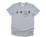 Peace Shirt, Love Hand Signs, Retro ASL Shirt Graphic tshirt Mens Womens Gift - 4375