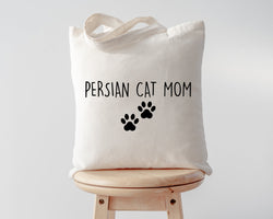 Persian Cat Mom Tote Bag | Long Handle Bags - 2384