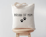 Persian Cat Mom Tote Bag | Long Handle Bags - 2384