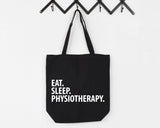 Physiotherapy Bag, Eat Sleep Physiotherapy Tote Bag Long Handle Bags - 1585