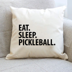 Pickleball Cushion, Eat Sleep Pickleball Pillow Cover - 1844