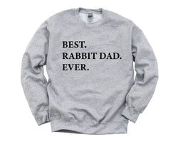 Rabbit Dad Sweater, Best Rabbit Dad Ever Sweatshirt, Gift for Rabbit Dad - 1959