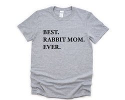 Rabbit Mom Shirt, Best Rabbit Mom Ever T-Shirt Womens Tee - 1960