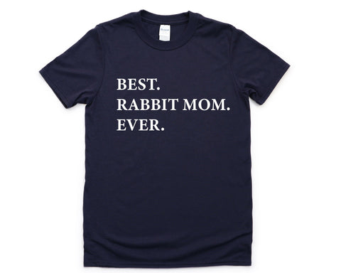 Rabbit T-Shirt, rabbit lover gift, Best Rabbit Mom Ever Shirt - 1960