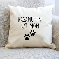 Ragamuffin Cat Cushion, Ragamuffin Cat Mom Pillow Cover - 2821