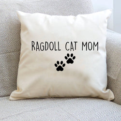 Ragdoll Cat Cushion, Ragdoll Cat Mom Pillow Cover - 2386