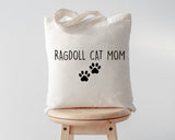 Ragdoll Cat Mom Tote Bag | Long Handle Bags - 2386