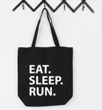 Runner Bag, Eat Sleep Run Tote Bag | Long Handle Bags - 1774