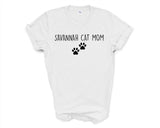Savannah Cat TShirt, Savannah Cat Mom, Savannah Cat Lover Gift shirt Womens - 2391