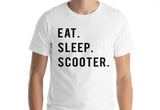 Scooter shirt, Eat Sleep Scooter Tshirt Gift for Men Women - 754