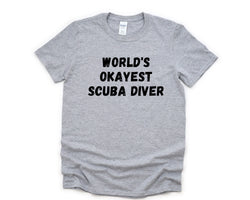 Scuba Shirt, Scuba Diver T-Shirt Funny Mens Womens Gift - 4768