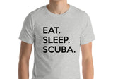 Scuba T-shirt, Gifts For Scuba Divers, Eat Sleep Scuba shirts - 650