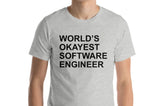 Software Engineer T-shirt, World's Okayest Software Engineer T-shirt Gift for software engineer - 141