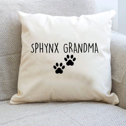 Sphynx Pillow, Sphynx Grandma Cushion Cover - 3073