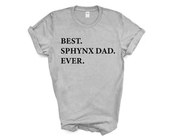 Sphynx T-Shirt, Best Sphynx Dad Ever Shirt Gift Mens - 3202