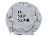 Squash Sweater, Eat Sleep Squash Sweatshirt Gift for Men & Women - 1078