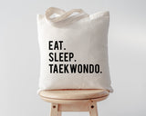 Taekwondo Bag, Eat Sleep Taekwondo Tote Bag | Long Handle Bags - 603