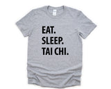 Tai Chi Shirt, Eat Sleep Tai Chi T-Shirt Mens Womens Gifts - 1279