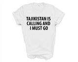 Tajikistan T-shirt, Tajikistan is calling and i must go shirt Mens Womens Gift - 4023
