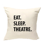 Theatre Cushion Cover, Eat Sleep Theatre Pillow Cover - 1295