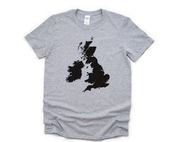 United Kingdom Shirt, United Kingdom Map tshirt Mens Womens Gift - 4378