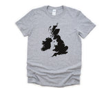 United Kingdom Shirt, United Kingdom Map tshirt Mens Womens Gift - 4378