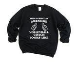 Volleyball Coach Sweater, Volleyball, Volleyball Coach gift, World's Okayest Volleyball Coach Sweatshirt Mens Womens- 1758