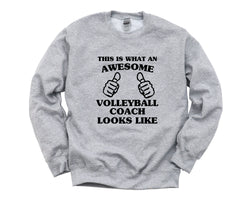 Volleyball Coach Sweater, Volleyball, Volleyball Coach gift, World's Okayest Volleyball Coach Sweatshirt Mens Womens- 1758