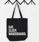 Wakeboard Bag, Eat Sleep Wakeboard Tote Bag | Long Handle Bags - 1842