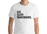 Wakeboard Shirt, Eat Sleep Wakeboard T-Shirt Mens Womens Gift - 1842
