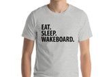 Wakeboard Shirt, Eat Sleep Wakeboard T-Shirt Mens Womens Gift - 1842