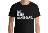 Wakeboard Shirt, Eat Sleep Wakeboard T-Shirt Mens Womens Gift - 1842