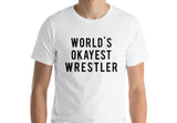 Wrestling t shirt, World's Okayest Wrestler T Shirt - 10